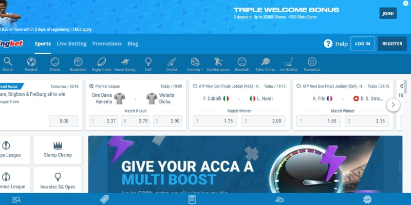 Registro visual real de fonte sobre Sportingbet